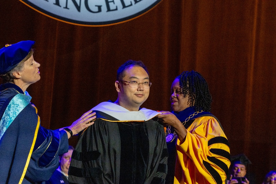Cal State LA confers honorary Doctor of Humane Letters on philanthropist, biotech innovator Kevin Xu